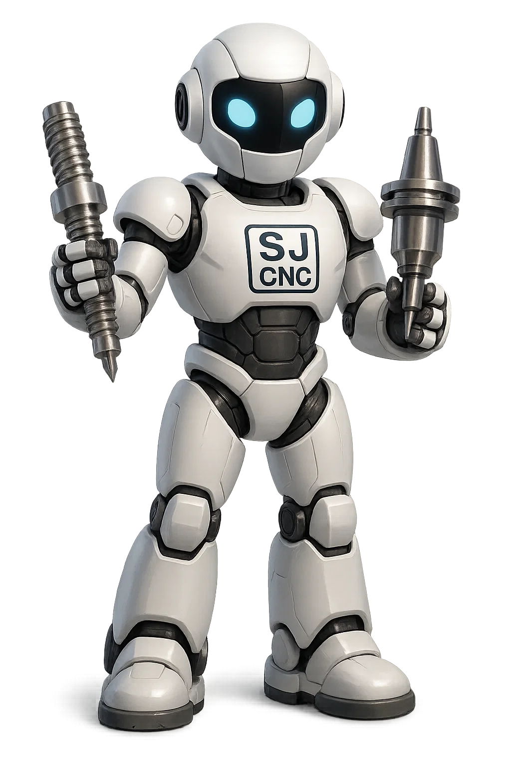 Futuristic CNC Robot